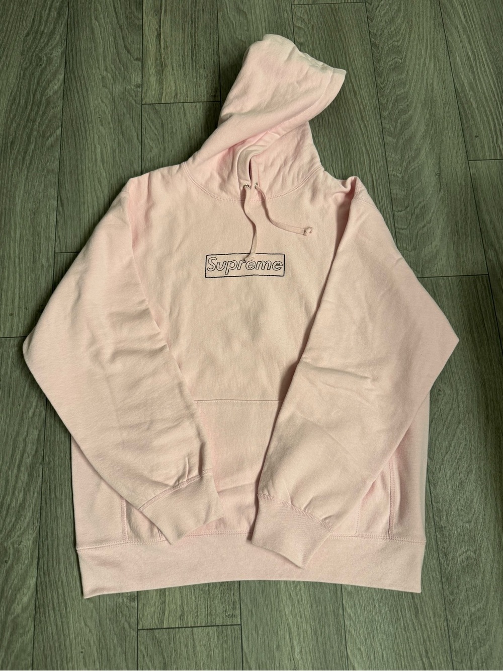 Supreme KAWS box logo hoodie